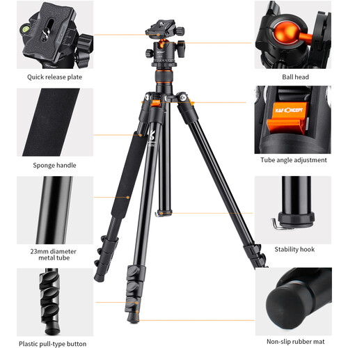 K&F Concept Camera Tripod Ball Head KF09.080V1 - 5